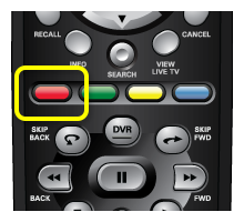 Red button on 40.0 remote