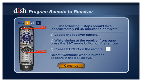Installation Wizard screen