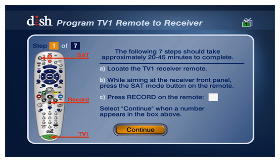 Installation Wizard screen